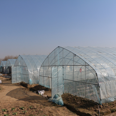 Serra di plastica del tunnel cinese all'aperto dell'arco trasparente per coltivazione
