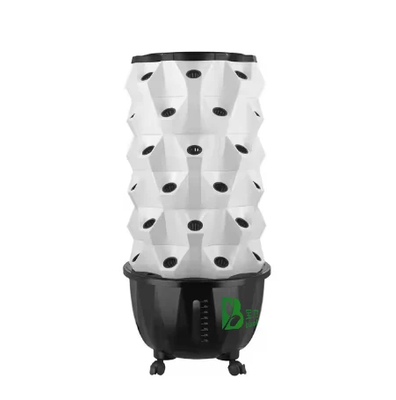 Growart Tower Sistema di coltivazione idroponica Linea d'acqua visibile automatica ABS di risparmio di spazio