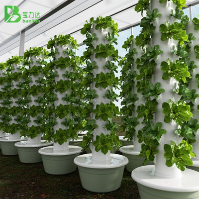 30L 9 strati Commercial Automatic Hydroponic Tower Coltivazione di lattuga Vertical Aquaponic System con pompa