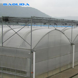 Coltivazione delle piante di vetro trasparente della serra di Multispan del tunnel