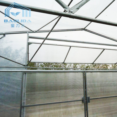 Serra di plastica del tunnel di ventilazione del tetto con il sistema di raffreddamento