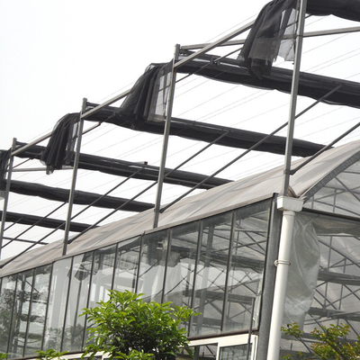 Serra di plastica della struttura di tetto della cupola forte con il sistema d'ombreggiatura interno